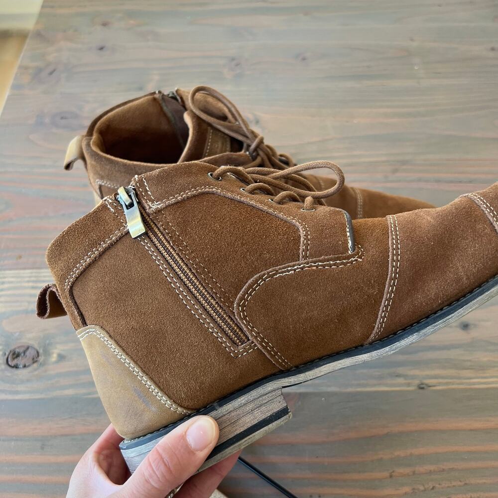Steve Madden Brown Suede Shoes Men's 10 - Picture 6 of 7